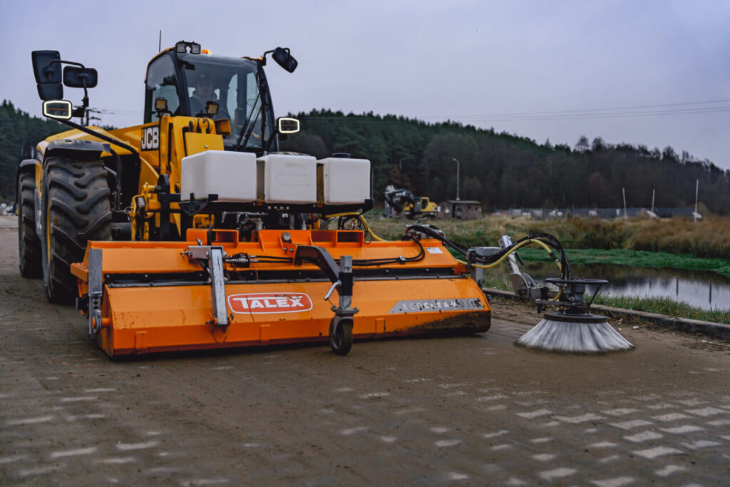 Zamiatarka komunalna, Zamiatarka uliczna, zamiatarka do ładowarki, Zamiatarka do ciągnika, Zamiatarka do JCB, Zamiatarka do kostki brukowej