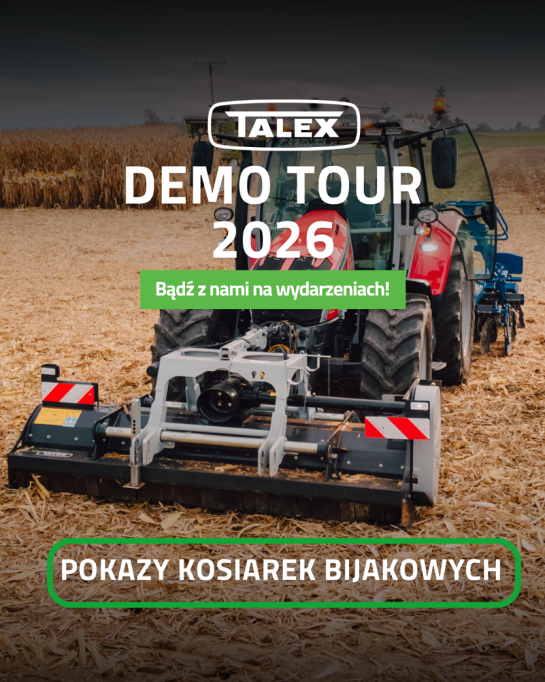 Talex Demo Tour 2026 – zobacz nasze mulczery w akcji!